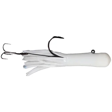 Mission Tackle Tubes truite de lac truites – 4″ – 3/4oz – Blanc