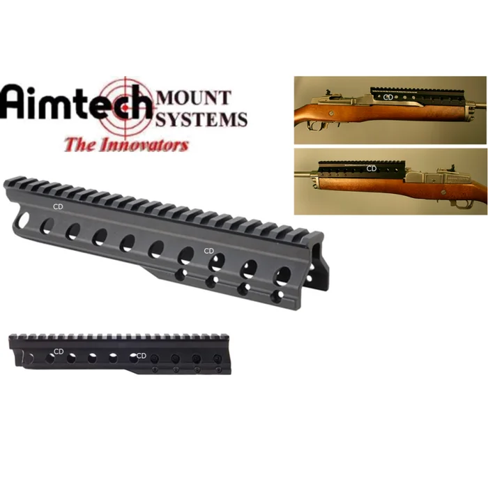 Montage Aimtech Sur Rail Picatinny Pour Carabine Ruger K-Mini 14 Ranch