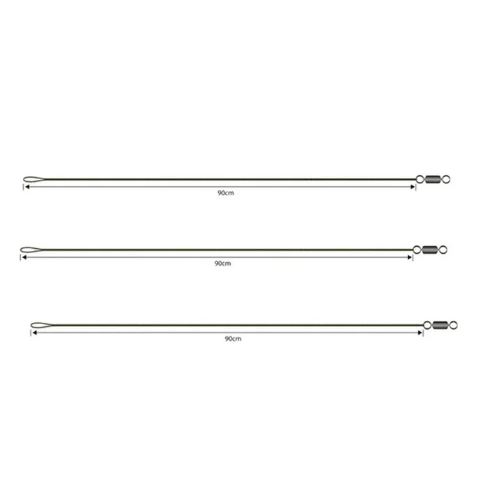 Montage Carp Spirit Gravity Ready Leader Loop To Swivel Par 3
