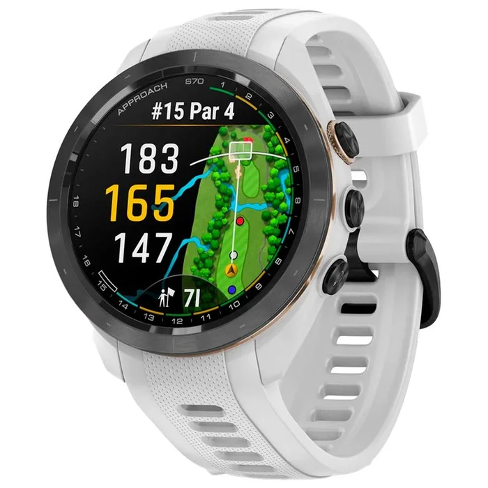 Montre GPS Garmin Approach S70 42mm Blanc
