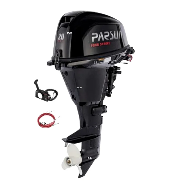 Moteur Thermique Parsun 20 Cv Efi Arbre Court Commande A Distance Et Démarrage Electrique
