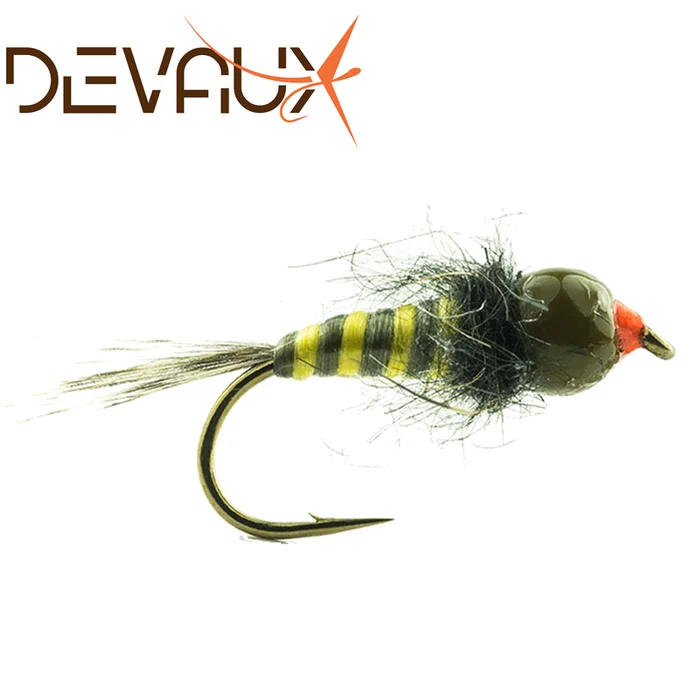 MOUCHE DEVAUX NYMPHE BILLE TUNGSTENE JBNT08 PAR 3