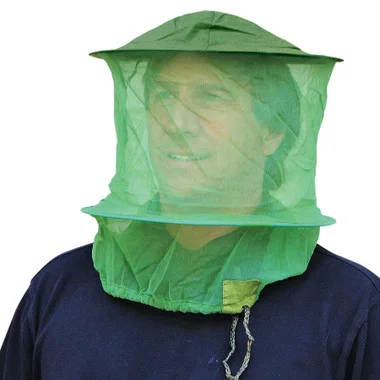 Moustiquaire de tête avec chapeau