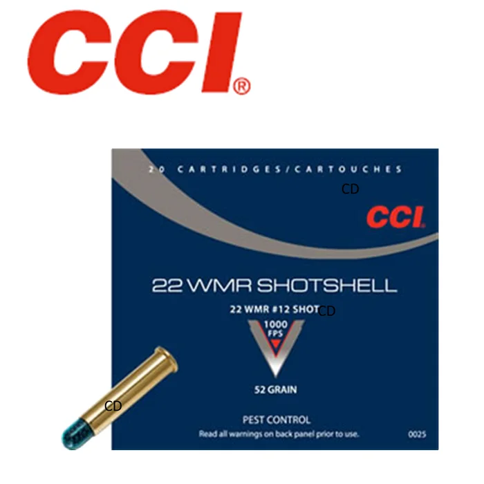 MUNITIONS CCI 22 MAG PEST CONTROL SHOTSHELL 52 Grains PAR 20
