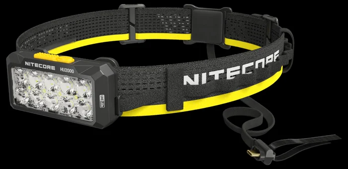 NCHU2000 – NITECORE HU2000 Frontale Alim Externe 2000lm USB-C