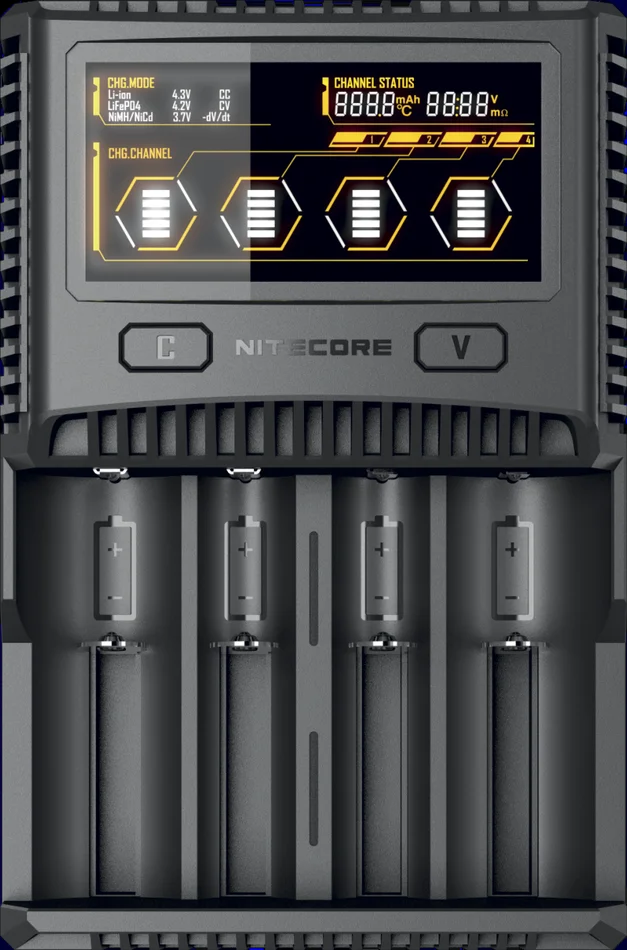NCSC4 – NITECORE SC4 Superb Charger 4 Intelligent 3A