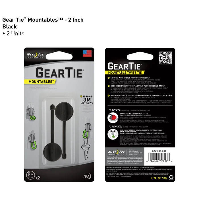 NIGTU2012R7 – Nite Ize Gear Tie Mountables 5,1 cm