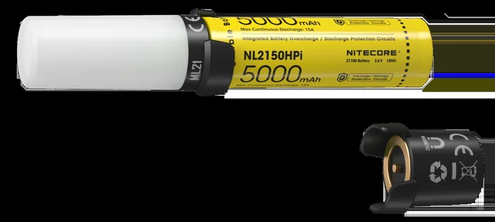 NL21700SET – NITECORE 21700 Intelligent Battery System 80lm Powerbank 5000mAh