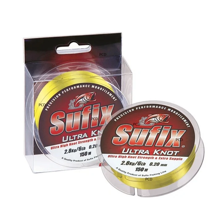 Nylon Sufix Ultra Knot Opaque Yellow 150M