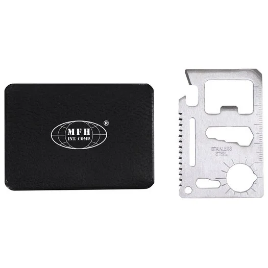 Outil de poche de survie MFH, acier inoxydable