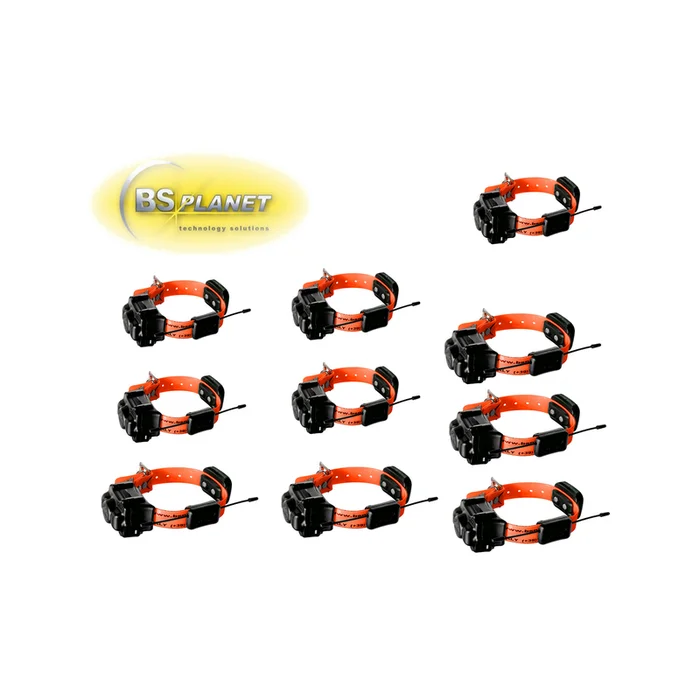 PACK 10 COLLIERS DE LOCALISATION BS PLANET GPS TOUTES OPTIONS BS999