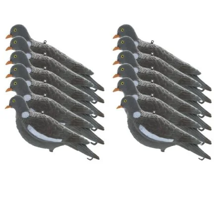 Pack 12 Appelants Pigeons ramiers classique