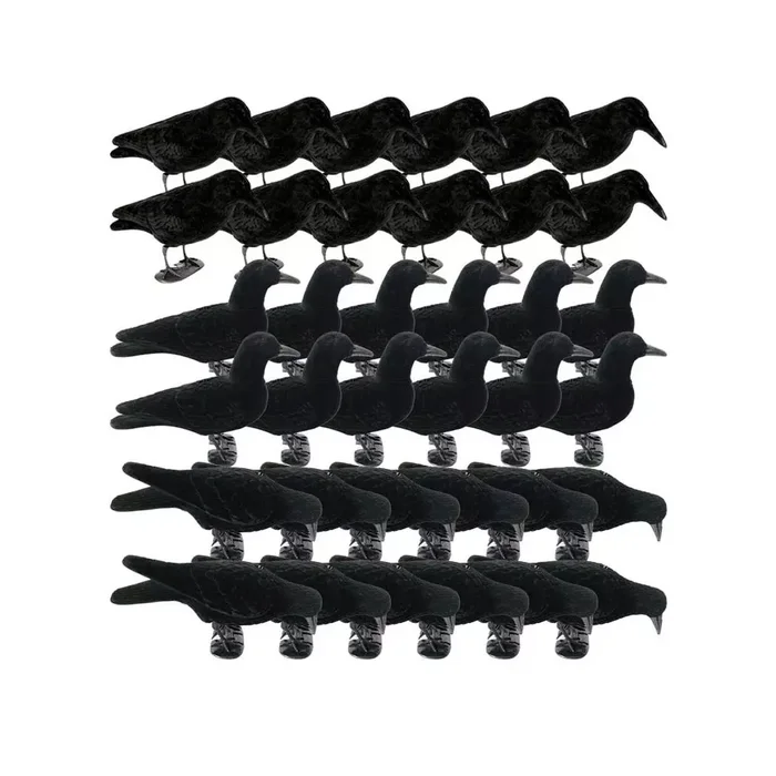 Pack 36 formes de corbeaux floquées
