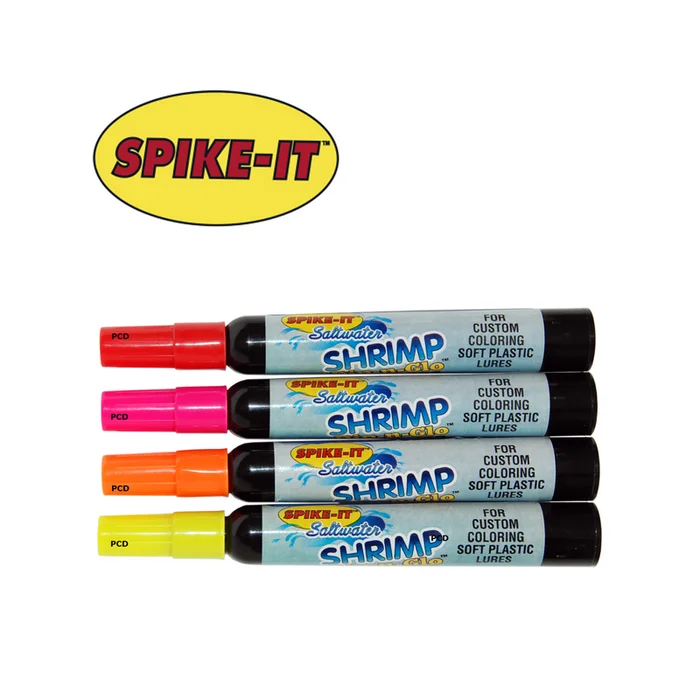 PACK 4 FEUTRES POUR LEURRES SPIKE-IT PARFUM CREVETTE