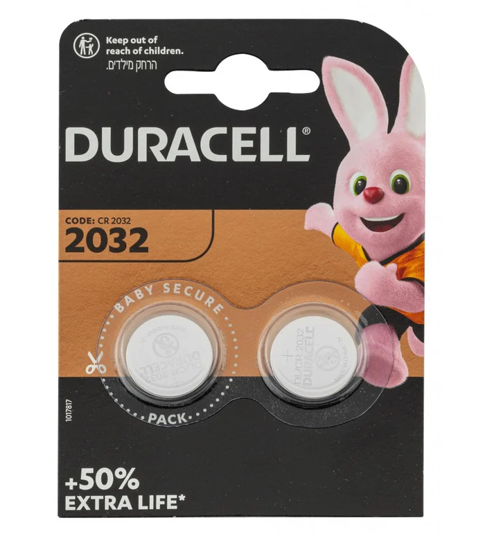 Pack de 2 piles CR2032 lithium 3 volts – Duracell