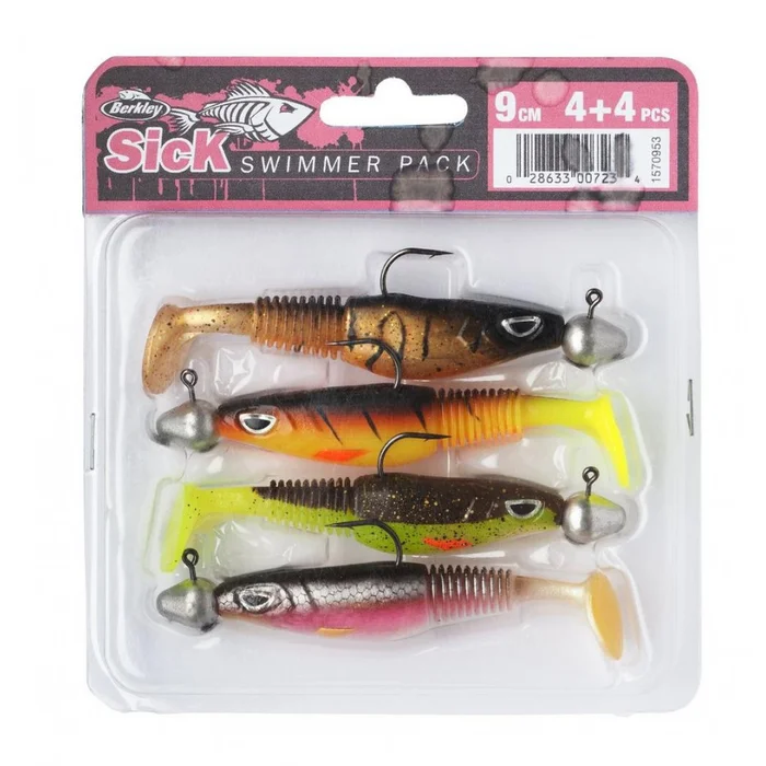 Pack Leurres Souples Berkley Sick Swimmer