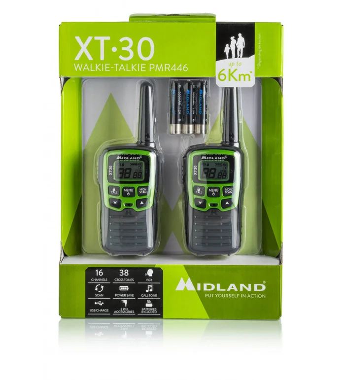 Paire de talkies-walkies XT30 PMR 446