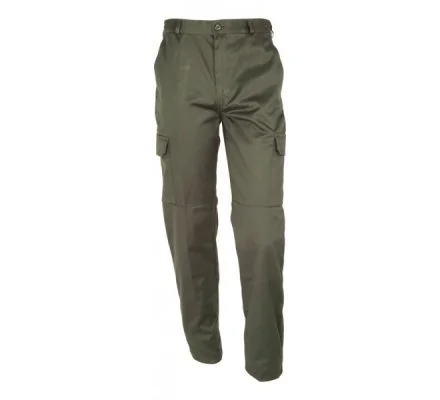 Pantalon 6 poches renforts genoux kaki ou noir CITY GUARD
