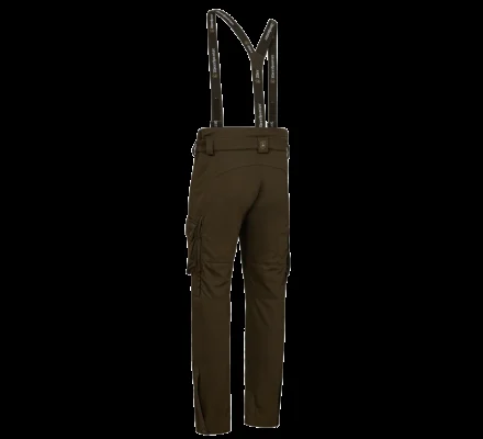 Pantalon de chasse à bretelles Muflon Pro kaki Deerhunter – Image 3