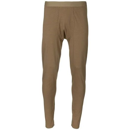 Pantalon de couche de base Tropical Long Johns de la Bundeswehr allemande, homme, Dark coyote