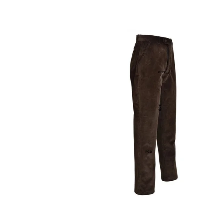 Pantalon Homme Percussion Velours Country Marron