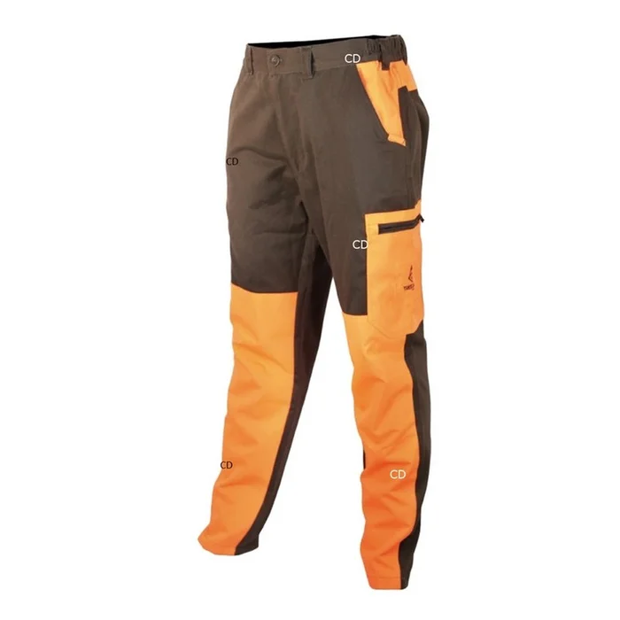 Pantalon Homme Treeland Maquisard Orange /Vert T581