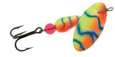 Panther Martin UV Regular In-Line Spinner, #2, 1/16 oz, Chartreuse Orange Bleu