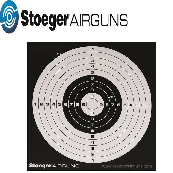 Paquet De 100 Cibles Carton 14x14cm Stoeger Airguns