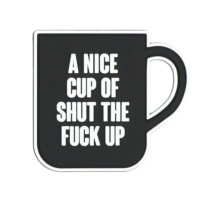 Patch A Nice Cup Noir