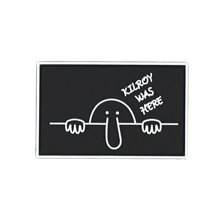 Patch Kilroy Was Here Noir