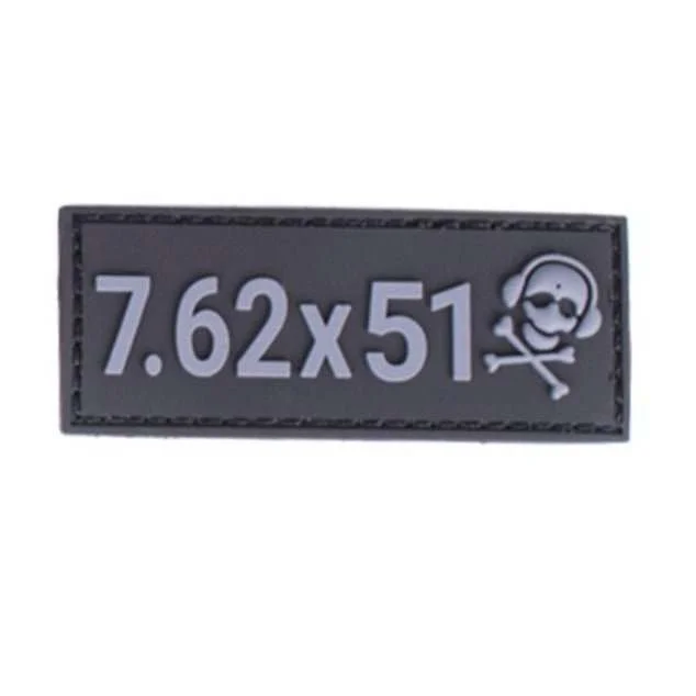 Patch Munitions 7.62X51 – Noir