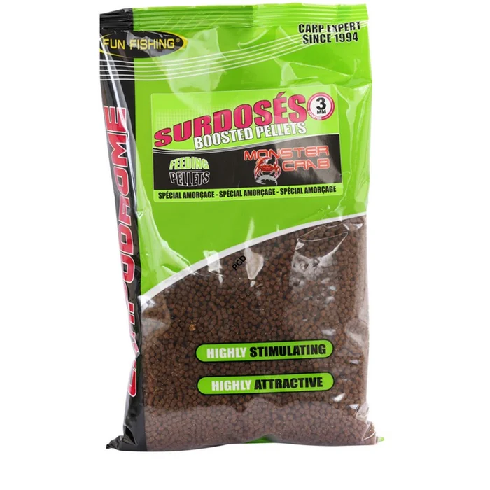 Pellets d&rsquo;amorçage surdosés Fun Fishing 4MM 700G