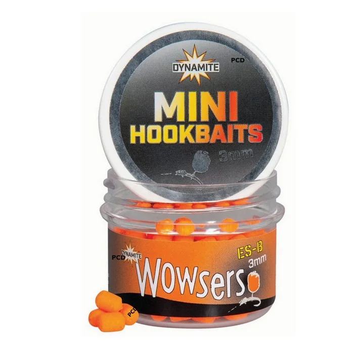 Pellets D’Eschage Dynamite Baits Wowser Mini Hookbaits Orange ES-B 3MM