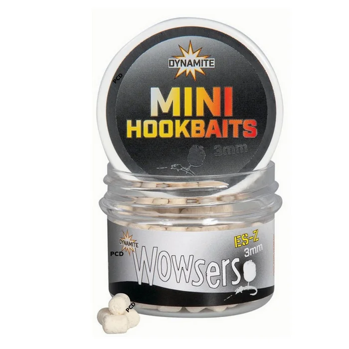 Pellets D’Eschage Dynamite Baits Wowser Mini Hookbaits White ES-Z 3MM