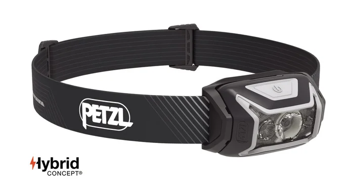 Petzl Lampe Frontale Actik Core Gris