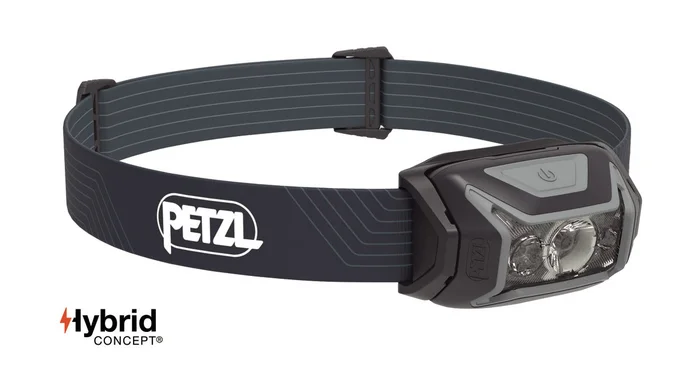 Petzl Lampe Frontale Actik Gris