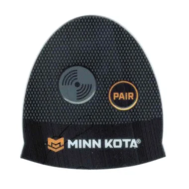Pièce de moteur de pêche à la traîne Minn Kota – AUTOCOLLANT GÉNÉRIQUE, BOUTON POUSSOIR AVANT SUPÉRIEUR (LOGO MK DE SERVICE GÉNÉRIQUE) – 2315730