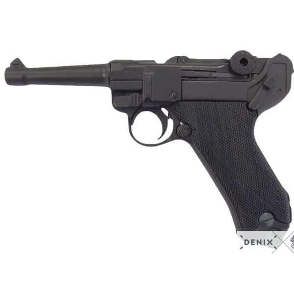 Pistolet Luger P08 Parabellum Crosse Métal 25.5cm – Denix