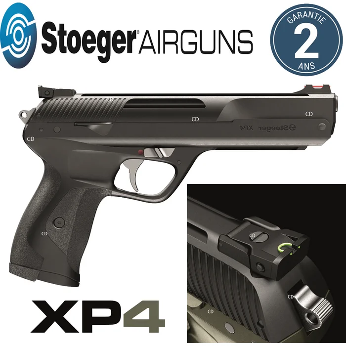 Pistolet Stoeger Airguns XP4 Noir 3 Joules En Blister