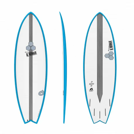 Planches Surf FishTorq X-LITE Pod Mod Blanc/Bleu