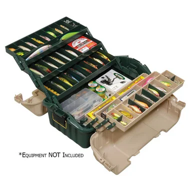 Plano Boîte de rangement pour toit en croupe avec 6 plateaux – Vert/Grès – 66569