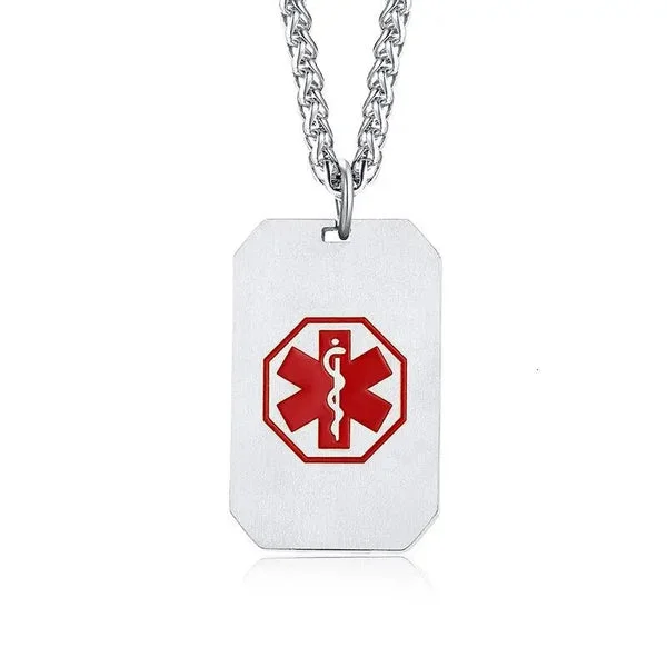 PLAQUE MILITAIRE – INFIRMIER (ARGENT)