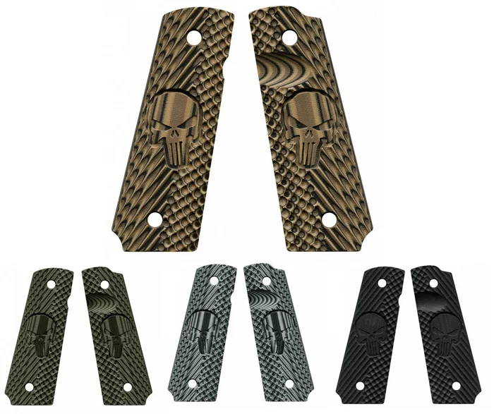 Plaquettes pour 1911 VZ GRIPS CK OPERATOR II – Edition THE PUNISHER