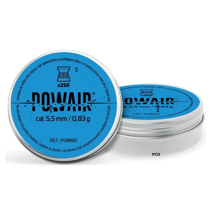 Plombs Powair Plats Calibre 5.5mm Par 250