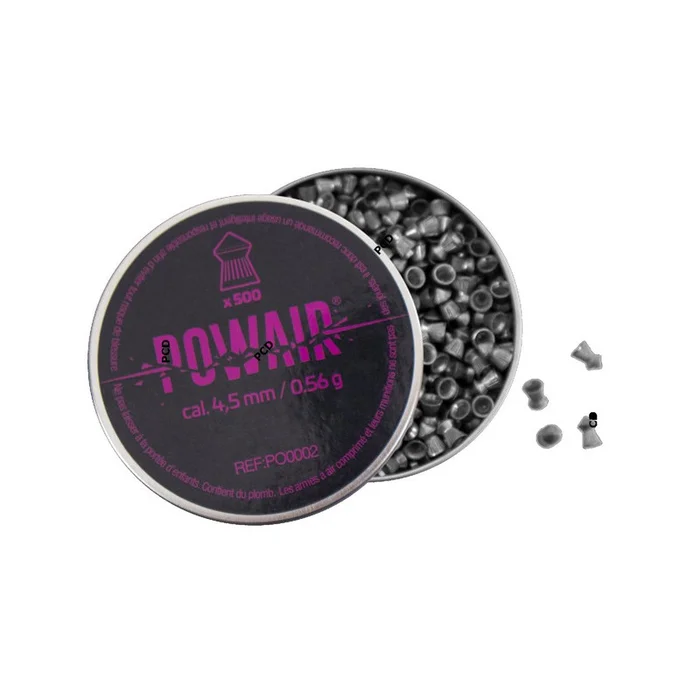 Plombs Powair Pointus Calibre 4.5mm Par 500