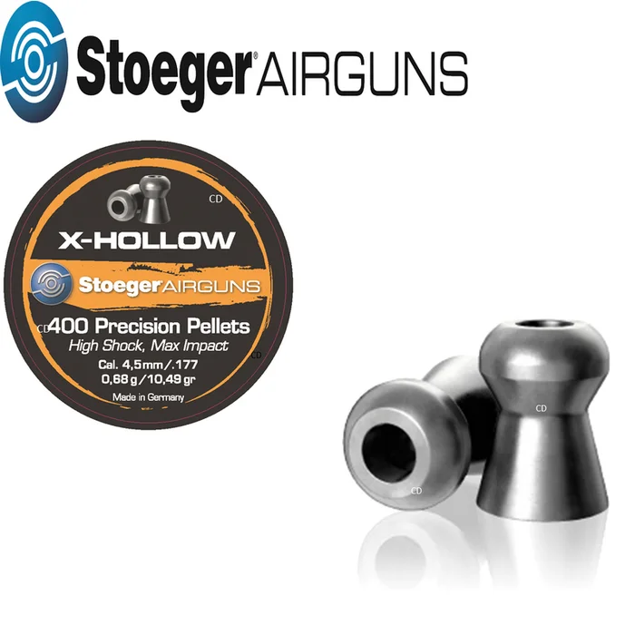 Plombs X-Hollow Calibre 4.5mm Stoeger Airguns Par 400