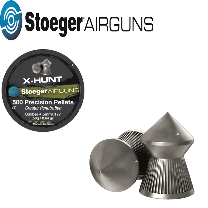 Plombs X-Hunt Stoeger Airguns Calibre 4.5mm Par 500