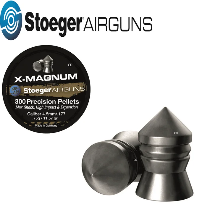 Plombs X-Magnum Calibre 4.5mm Stoeger Airguns Par 300