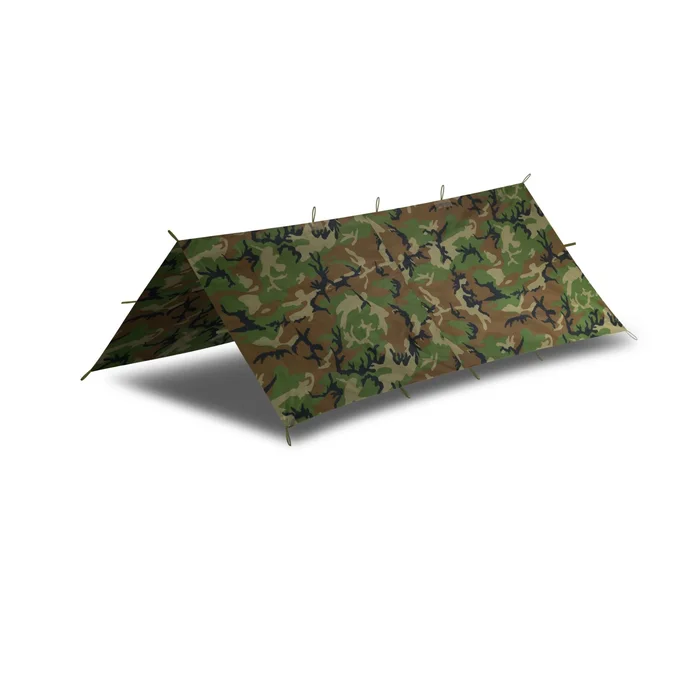 PO-STS-PO-03 – Helikon tex Supertarp petit 2 x 2,5 m US Woodland
