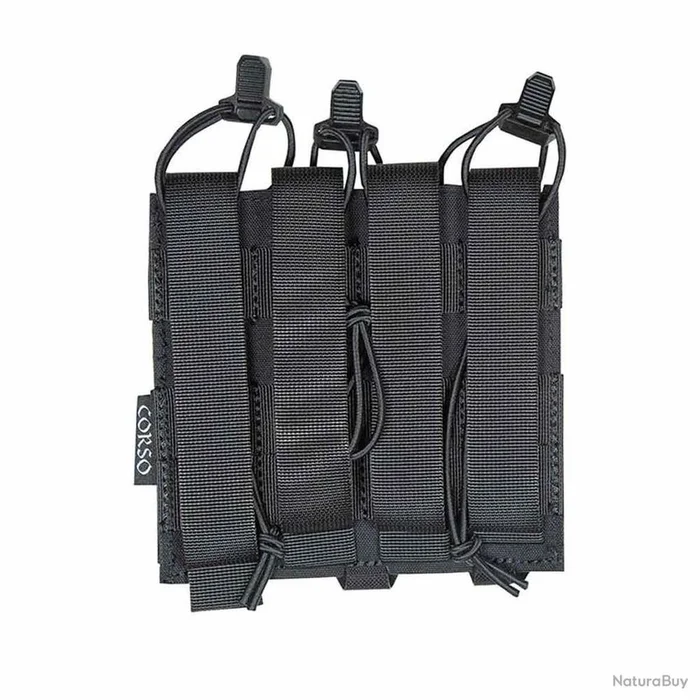 Poche Porte-Chargeurs Triple Corso Tactical – Compatible MP5/MP7 – Accès Rapide – Résistance et Polyvalence